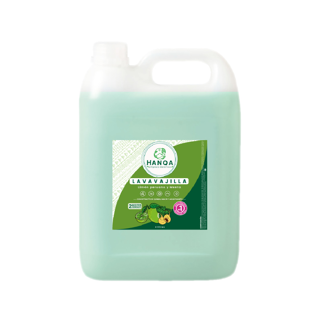 LAVAVAJILLA GALON Lavavajilla Limón peruano y menta Galón. - Imagen 1